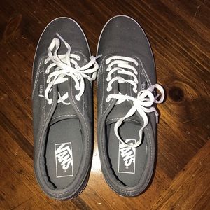 NWOT Grey Vans